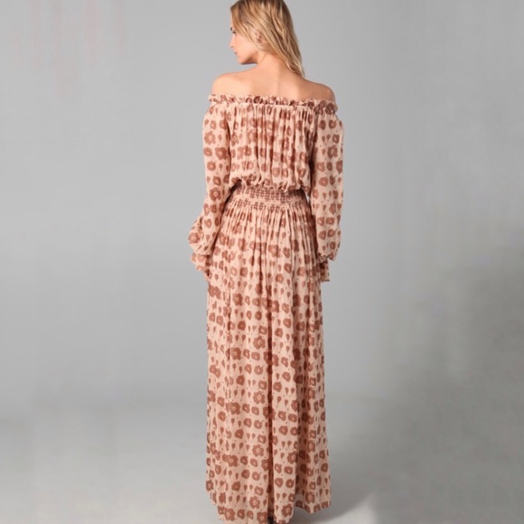 Rachel Zoe Diane Silk Blouson Maxi Dress - Picture 3 of 8